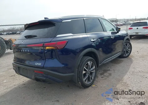 2025 Infiniti Qx60 Luxe Awd из США, поврежденный, VIN 5N1AL1FSXSC342501